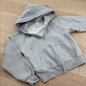 Aritzia Light Gray Kids Hoodie